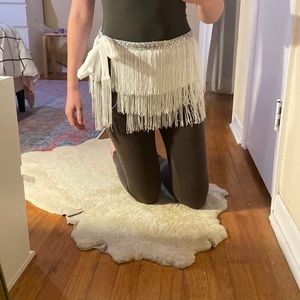 1920s flapper showgirl costume fringe skirt